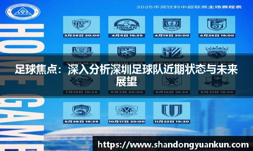 足球焦点：深入分析深圳足球队近期状态与未来展望